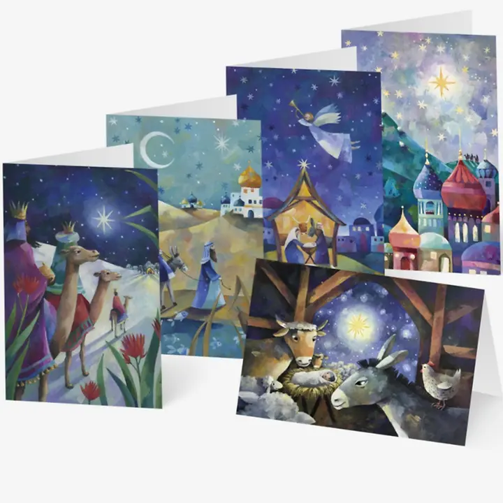 Grußkarten-Set „Stern über Bethlehem"