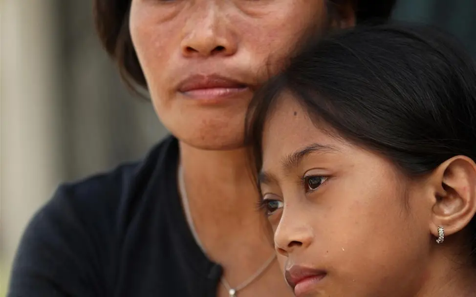 Janella und ihre Tante. ©UNICEF/Maitem Janella und ihre Tante. ©UNICEF/Maitem