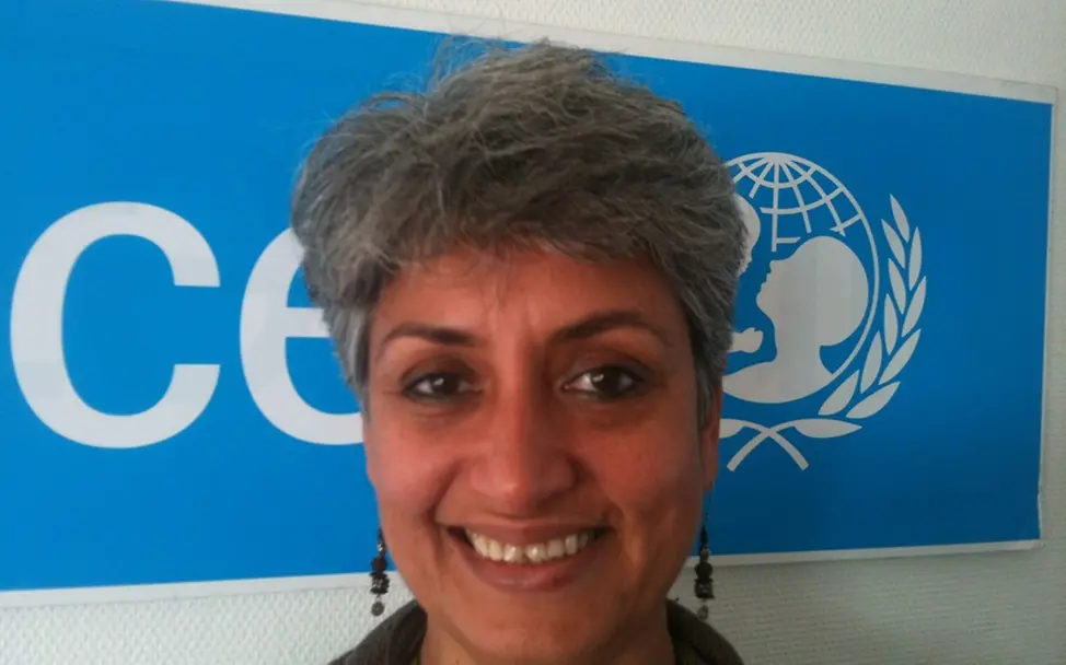 Dr. Yasmin Haque in Köln. ©UNICEF