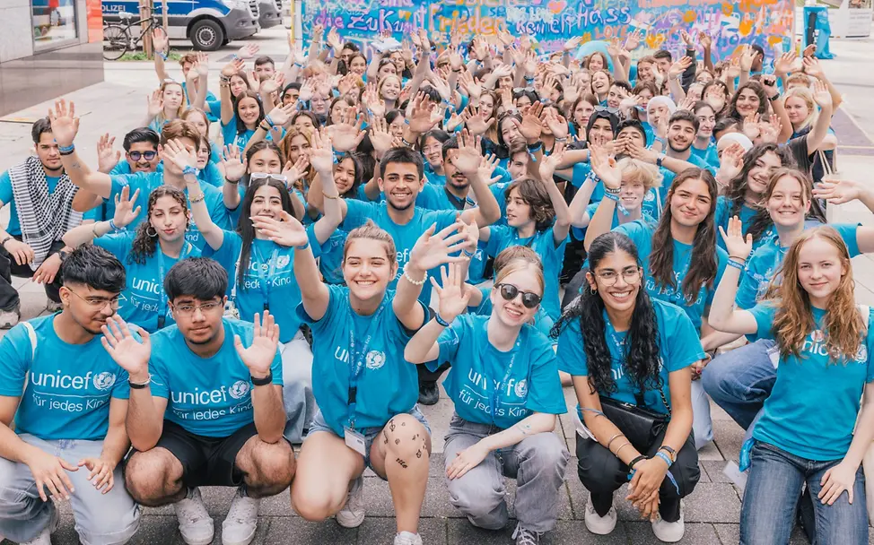 Gruppenbild während des JugendFestivals 2024.