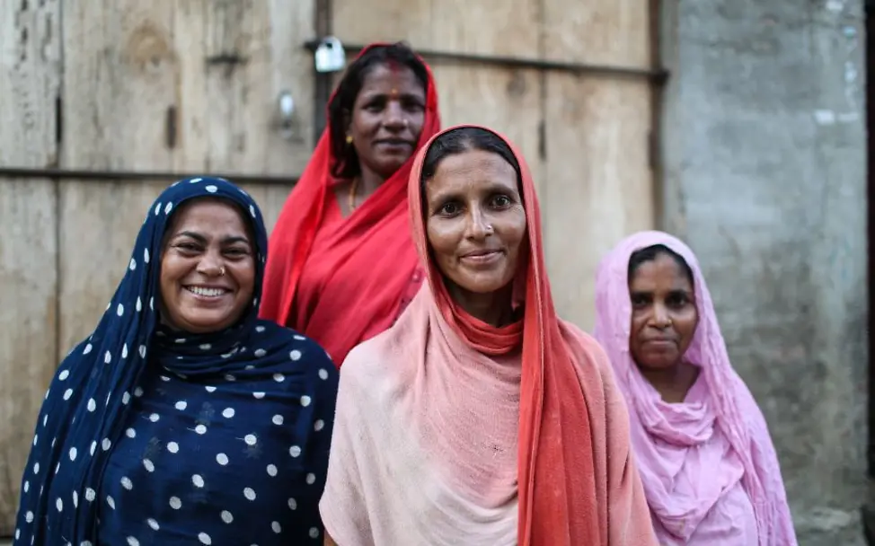 Bild von 4 Frauen in Nepal.