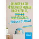 Drittes Motiv des Postersets zur Kampagne #NiemalsGewalt 