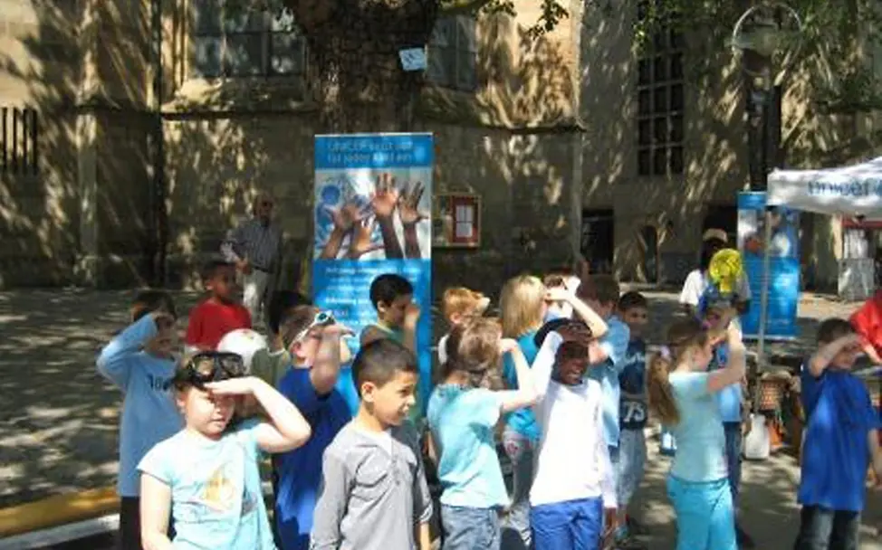 Händewaschtanz beim Aktionstag in Dortmund. ©UNICEF