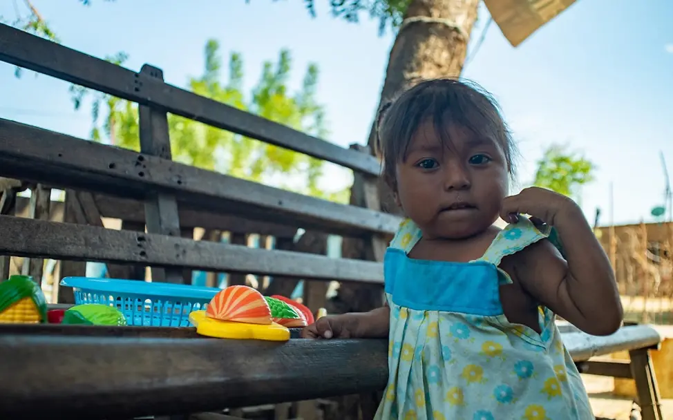 Venezuela: Anita hat mit Hilfe von UNICEF die Mangelernährung besiegt | © UNICEF/Pocaterra Venezuela: Anita hat mit Hilfe von UNICEF die Mangelernährung besiegt