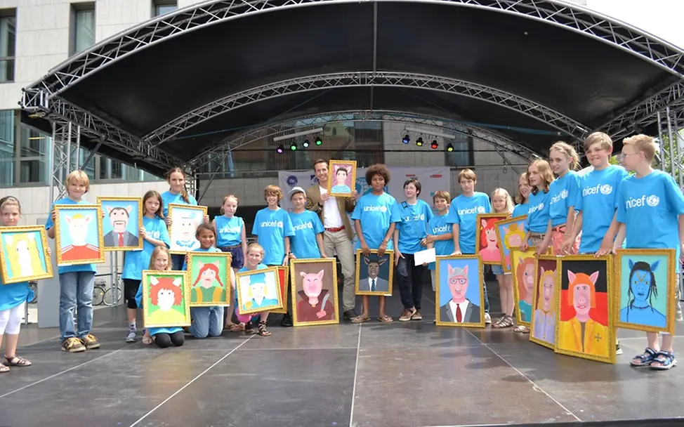 Projekt "Schwein gehabt". ©UNICEF Projekt "Schwein gehabt". ©UNICEF