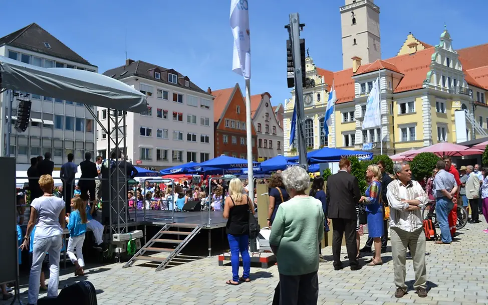 Rathausplatz Ingolstadt. ©UNICEF Rathausplatz Ingolstadt. ©UNICEF