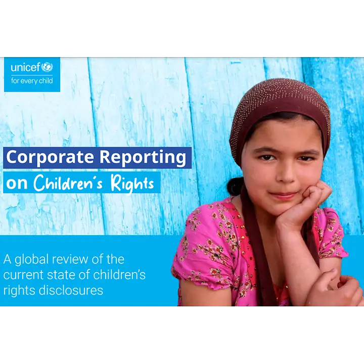 Cover des "Corporate Reporting on Child Rights"
