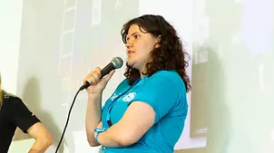 UNICEF-Aktivistin Sophia| © Team Malizia UNICEF-Aktivistin Sophia