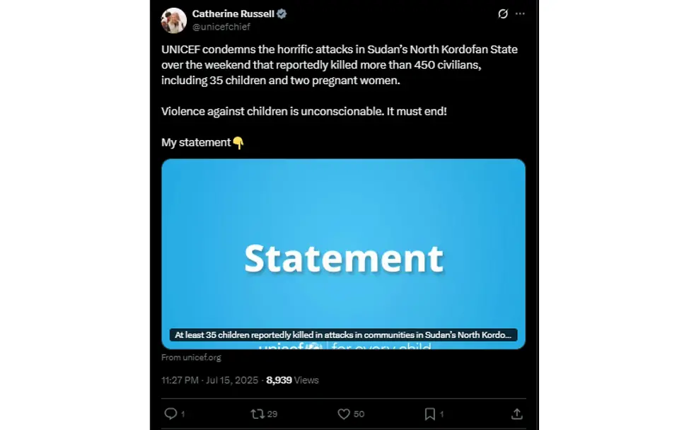 X Post ED Russell_15072025