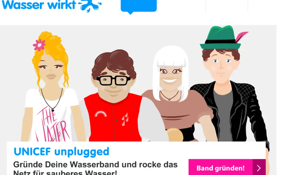Kampagnen-Website www.wasser-wirkt.de Kampagnen-Website www.wasser-wirkt.de