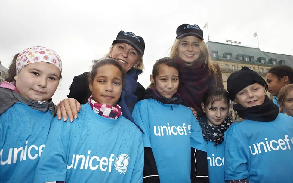 Trommeln für Mädchenrechte. ©UNICEF