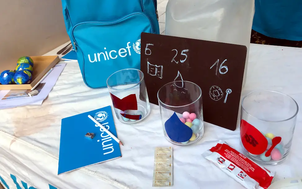 Weltkindertag in Radebeul - So haben die Kinder abgestimmt, welche UNICEF-Projekte unterstützt werden sollen Die Kinder haben abgestimmt: UNICEF-Projekte für Wasser/Hygiene sollen unterstützt werden