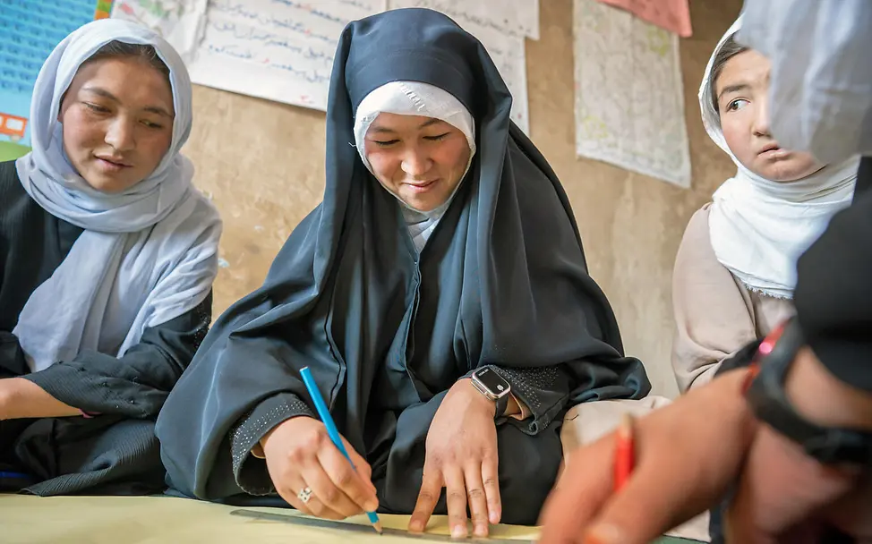 Schülerinnen in Afghanistan. Schülerinnen in Afghanistan