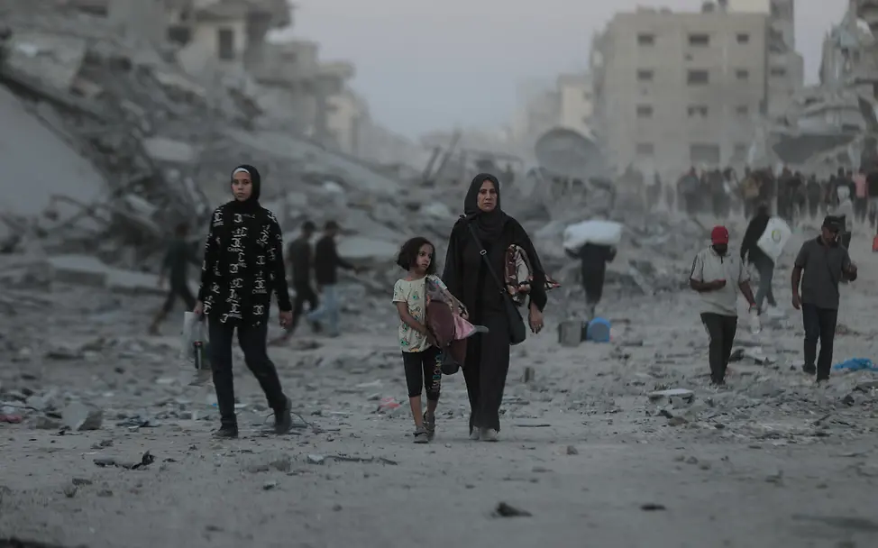 Gaza: Familien kehren nach Beginn der Waffenruhe in den Norden Gazas zurück.