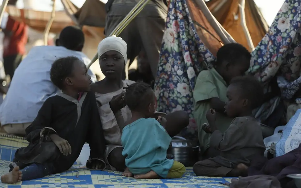 UNICEF: News Sudan Kinder in Flüchtlingscamp, Nord-Darfur.