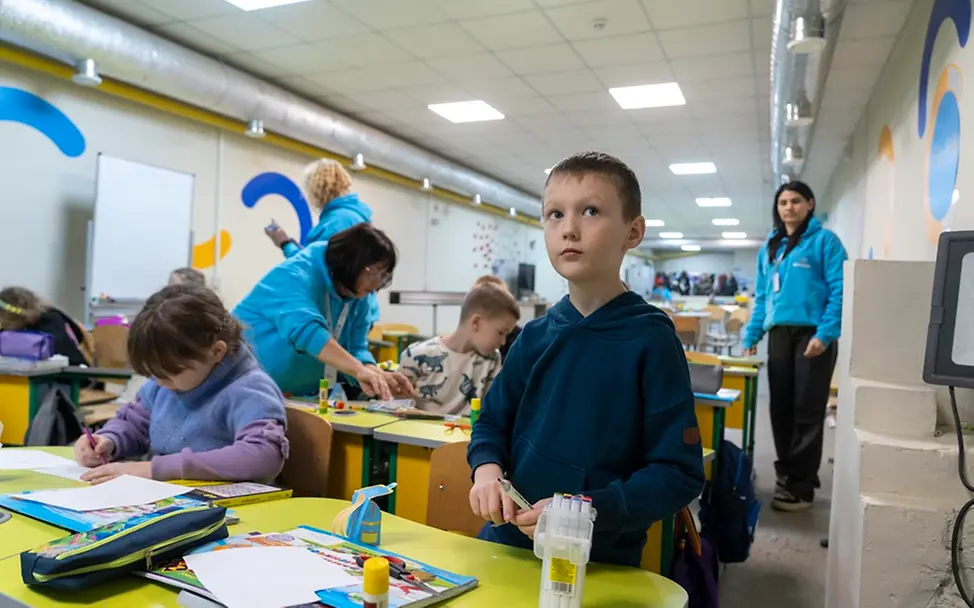 Krieg Kinder: Team von UNICEF Deutschland besucht Hilfsprogramme in der Ukraine