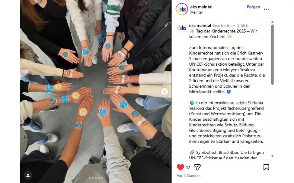 Internationaler Tag der Kinderrechte | © eks.maintal Internationaler Tag der Kinderrechte