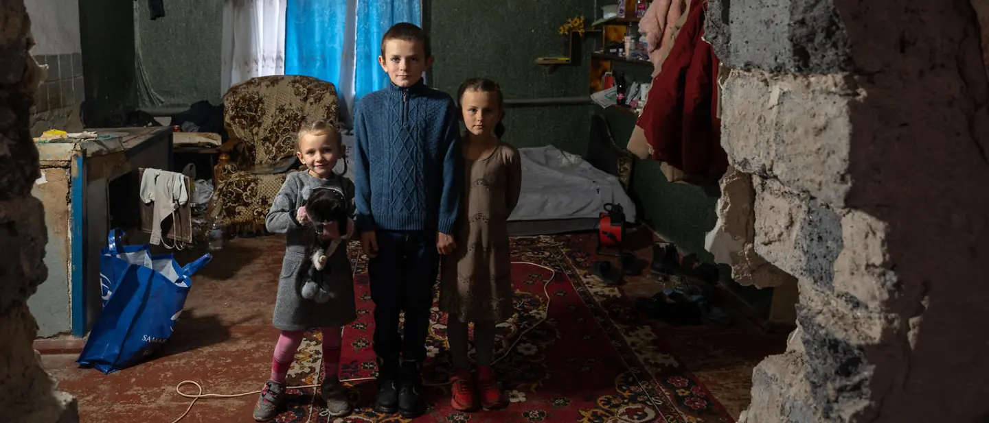 Ukraine Kinder im Krieg