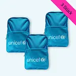 3er Set Schulrucksack Banderole magenta - 472x472