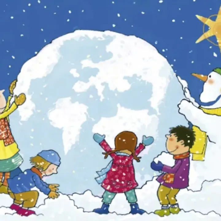 Karte aus dem Weihnachtskarten-Set „UNICEF - für jedes Kind“, Artikelnummer: 40530 | © Luis Filella, UNICEF, mod by UNICEF Göttingen Karte aus dem Weihnachtskarten-Set „UNICEF - für jedes Kind“, Artikelnummer: 40530