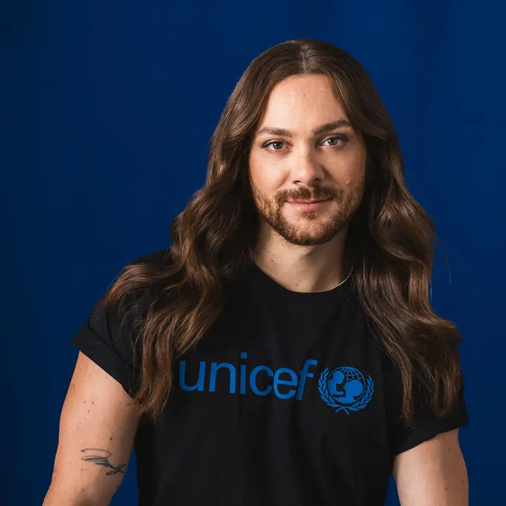 UNICEF-Botschafter Riccardo Simonetti  