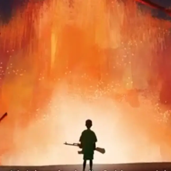 Red Hand Day excerpt from video by unicef