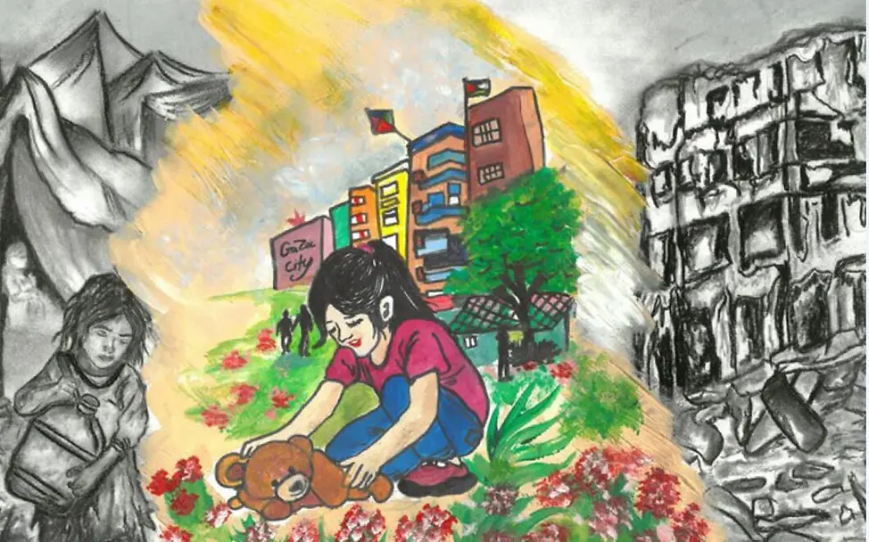 Zeichnungen aus dem Gazastreifen