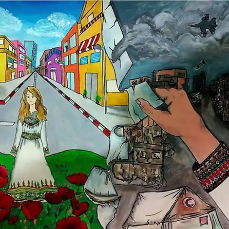 Zeichnungen aus dem Gazastreifen