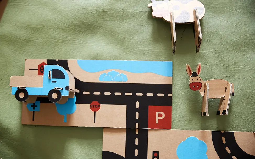Spielzeug aus dem Pappkarton!