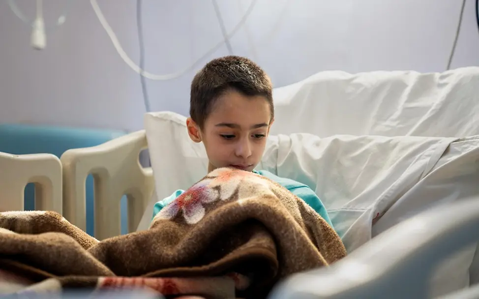 Leben im Libanon: Sawsan (6) wurde bei einem Angriff 2024 schwer verletzt.