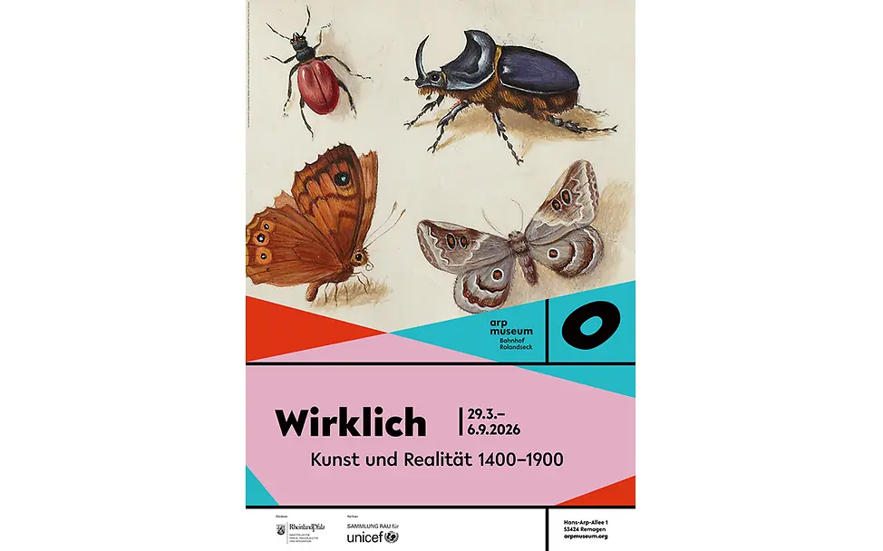 Poster der Arp-Museum Ausstellung "Wirklich"