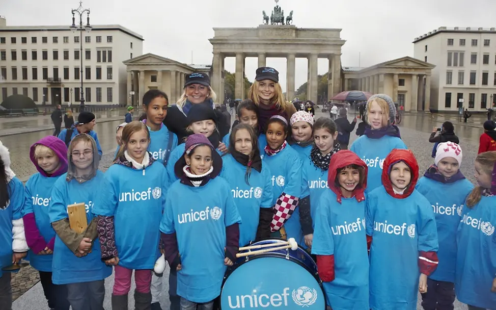Trommeln für die Mädchenrechte. ©UNICEF Trommeln für die Mädchenrechte. ©UNICEF