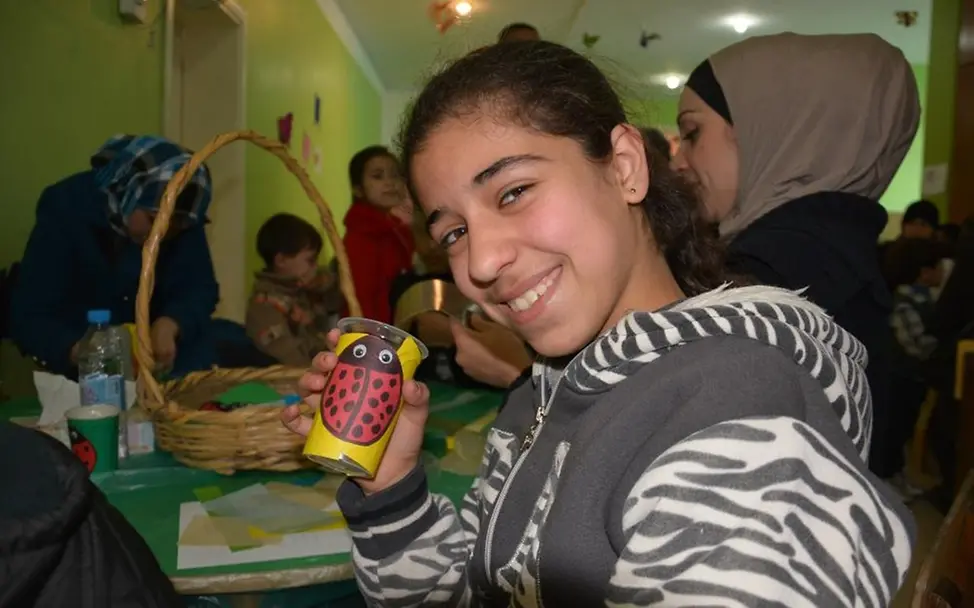 Syrisches Flüchtlingskind Hadil in Amman | © UNICEF DT/ Ninja Charbonneau Syrisches Flüchtlingskind Hadil in Amman