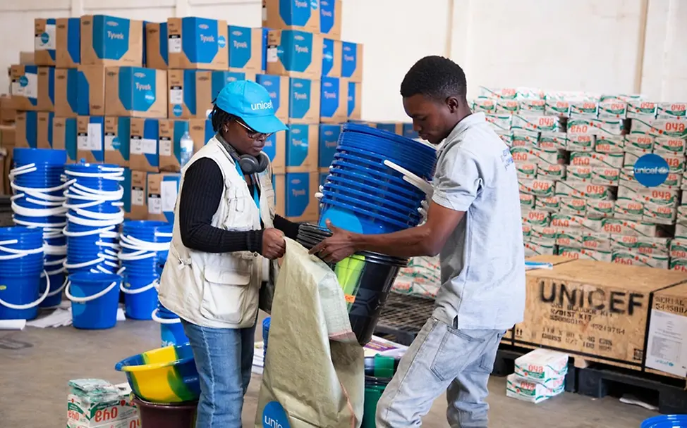 UNICEF 80 Jahre Fotos: Hilfe gegen Ebola, 2026 in der Demokratischen Republik Kongo.
