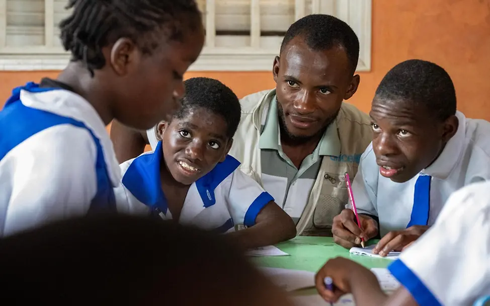 UNICEF 80 Jahre Fotos: Lernen und Lachen in Malabo, 2026.