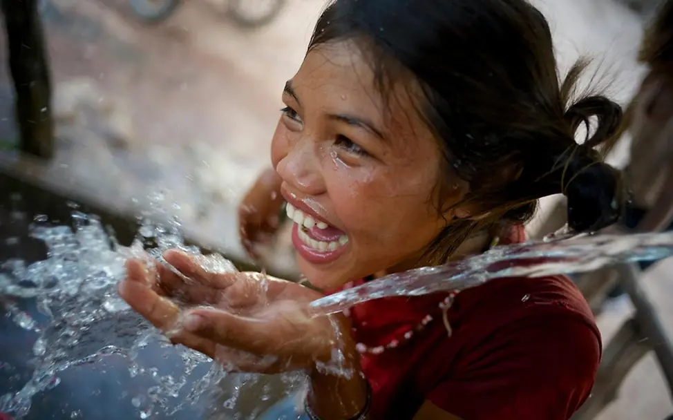 UNICEF 80 Jahre Fotos: Wasser in Laos, 2015.