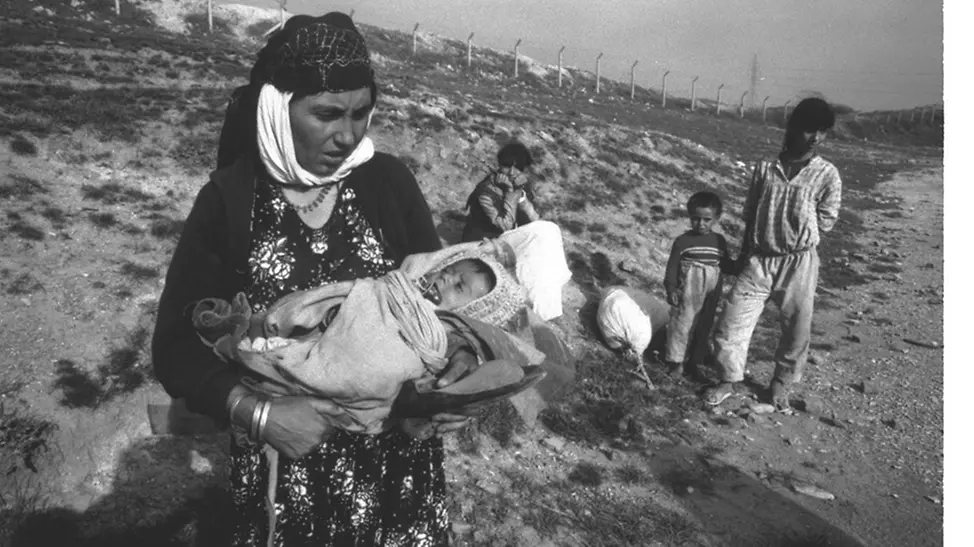 UNICEF 80 Jahre Fotos: Eine Familie im Irak, 1991.