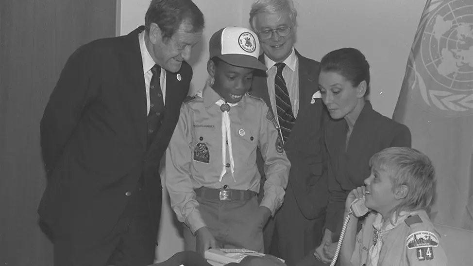 UNICEF 80 Jahre Fotos: Die Kinderrechtskonvention wurde beschlossen.