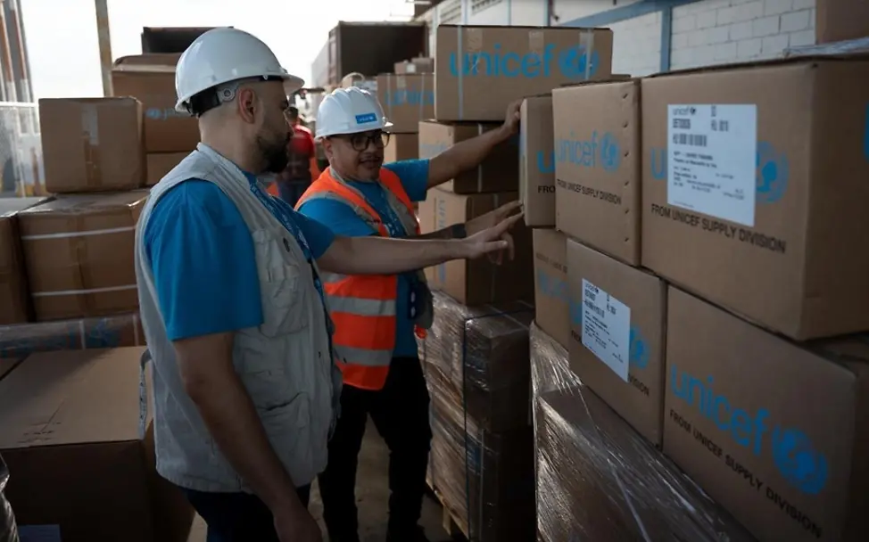 ereits am 27. Juni traf eine UNICEF-Luftfrachtlieferung  in Venezuela ein.