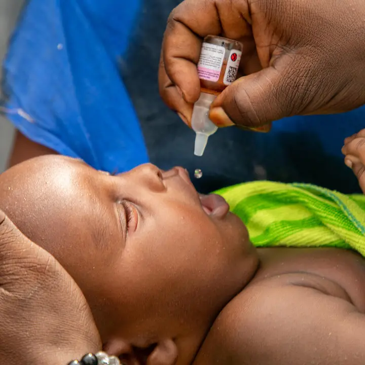 Polio Impfungen: Kein Säugling soll mehr Angst haben vor Kinderlähmung. 