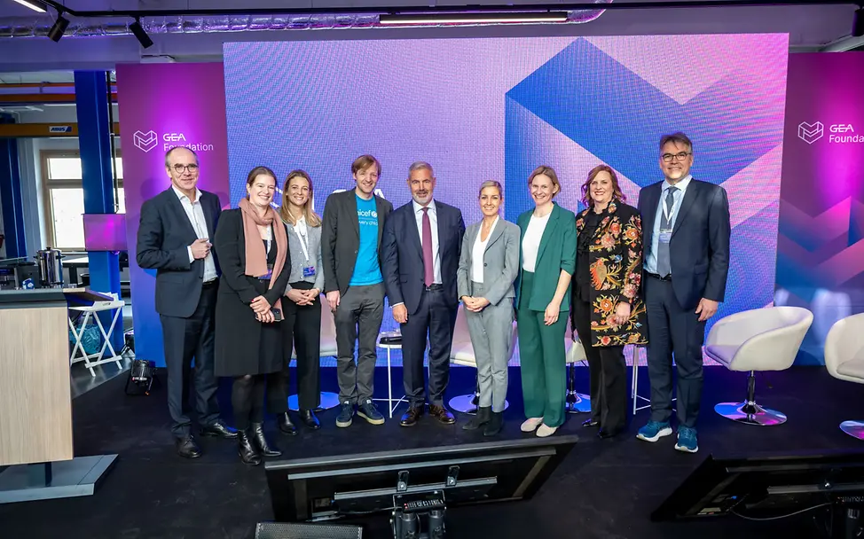 Startschuss der Partnerschaft: die GEA Foundation und UNICEF gehen gemeinsam in die Zukunft. 