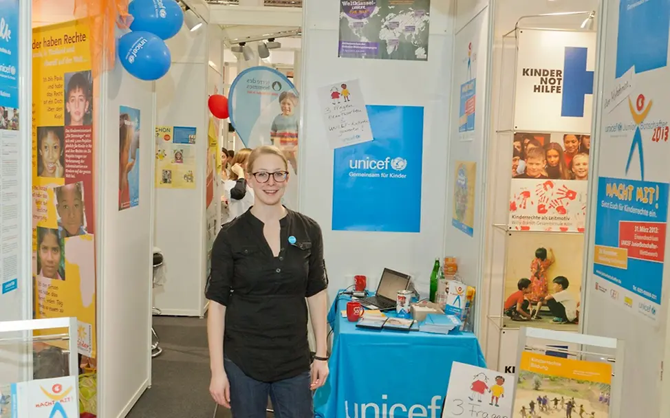 UNICEF auf der Didacta | © David Klammer UNICEF auf der Didacta