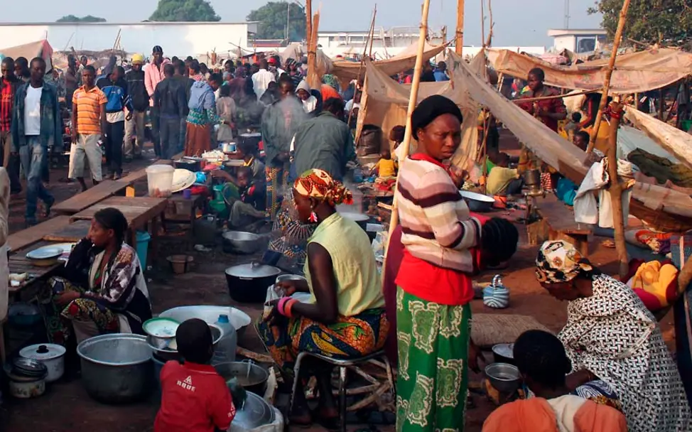 Leben im Camp in Bossangoa | © REUTERS/Andreea Campeanu Leben im Camp in Bossangoa