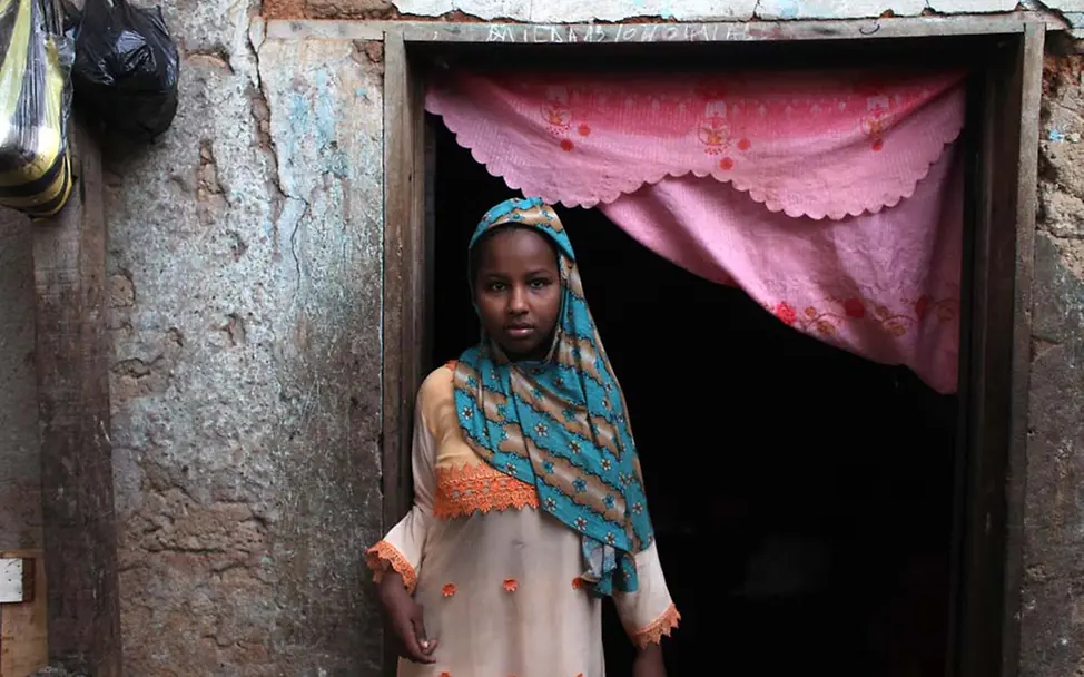 Verunsichert: Mädchen im Camp Bossangoa | © REUTERS/Andreea Campeanu Zentralafrikanische Republik: Maedchen im Camp Bossangoa