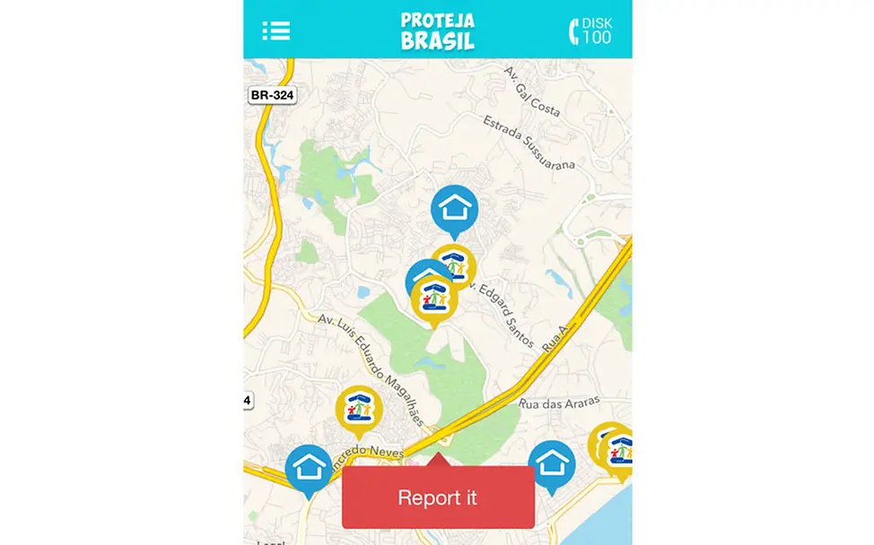 App "Proteja Brasil"