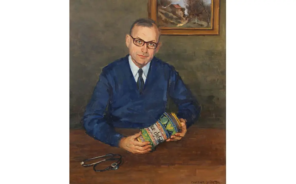 Constant Le Breton, Portrait Dr. Gustav Rau © GRUPPE Köln, Hans G. Constant Le Breton, Portrait Dr. Gustav Rau © GRUPPE Köln, Hans G.