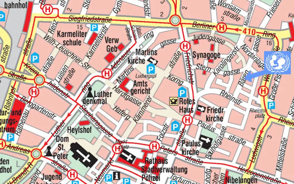 UNICEF-Büro Worms, Bärengasse 13, Worms UNICEF-Büro Worms, Bärengasse 13, Worms