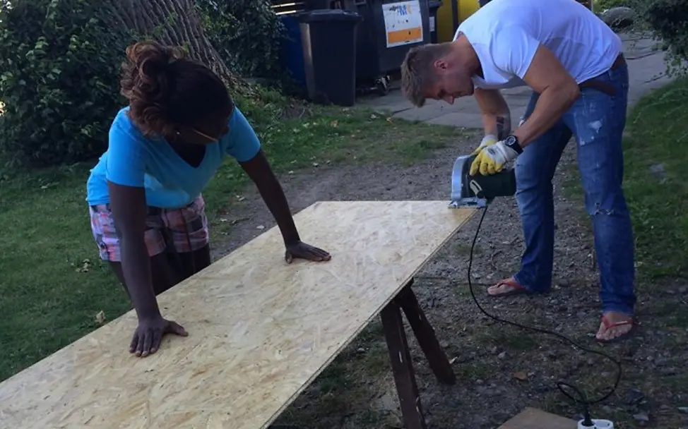 Die erste Platte © HSG-Archiv