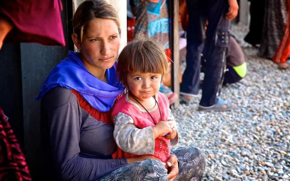 Irak: Flüchtlinge aus dem Sindschar-Gebirge