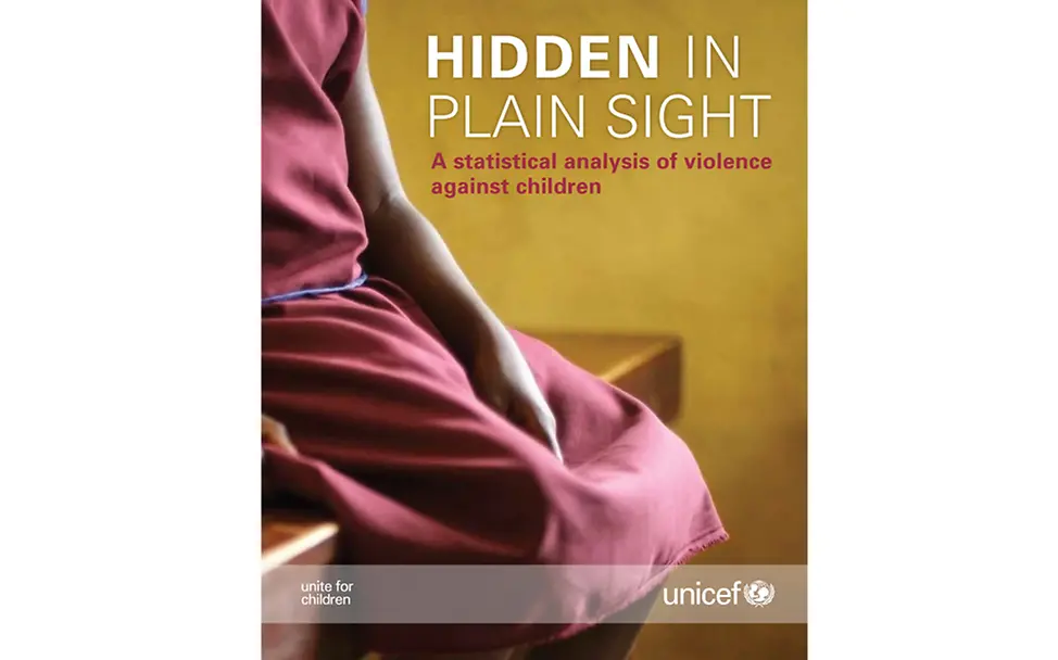 Titelblatt des UNICEF-Reports "Hidden in Plain Sight" UNICEF-Report zu Gewalt gegen Kinder